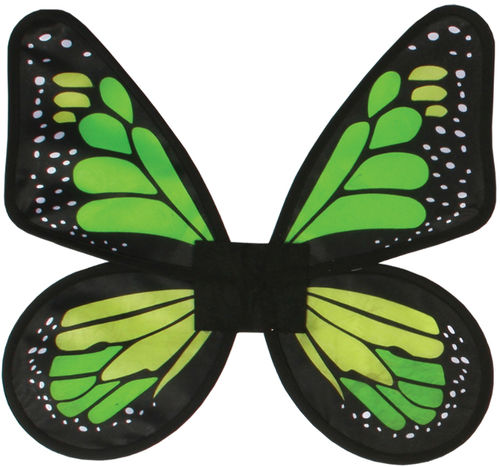 Wings Butterfly Satin Ad Green