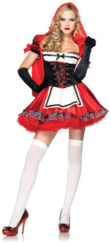 Women's Costume: Divine Miss Red- Small