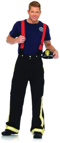 Fireman Mens' Costume- Extra Large