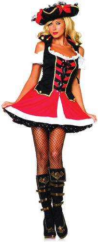 Women's Costume: Aye Aye Admiral- Small/Medium