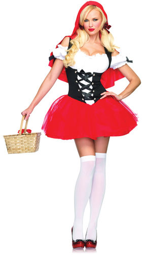 Red Riding Hood Racy Women's Costume- Extra Large