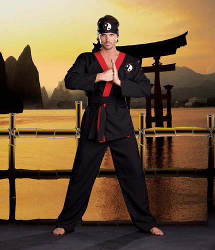 Men's Costume: Hung Lo Dojo- Extra Large