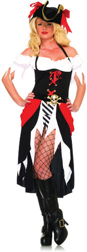 Women's Costume: Pirate Beauty- Medium/Large