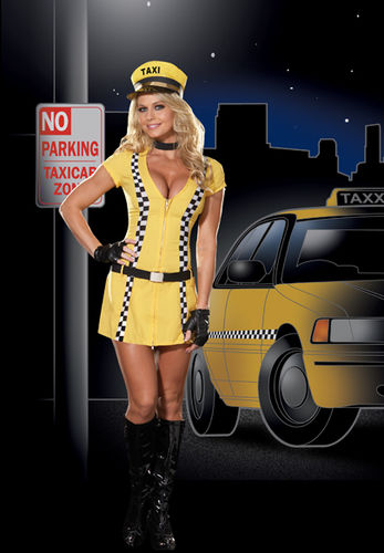 Tina Taxi Driver Women's Costume- Small