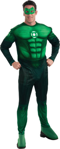 Hal Jordan/Green Lantern Men's Deluxe Costume- Large