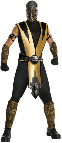 Mortal Kombat ""Scorpion"" Men's Costume- One Size