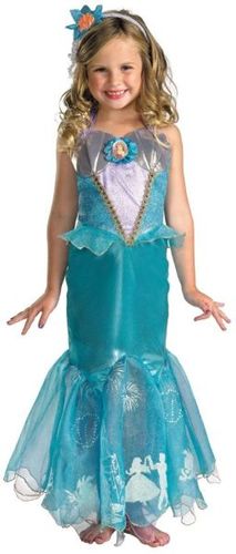 Ariel Mermaid Prestige Girls' Costume- Size 4-6