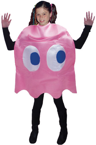 Pac-Man Pink Ghost ""Pinky"" Toddler/Child Costume- One Size