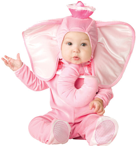 Pink Elephant Infant Costume 12-18 Months