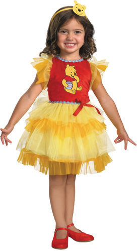 Frilly Winnie The Pooh Toddler Girl's Costume- 2T