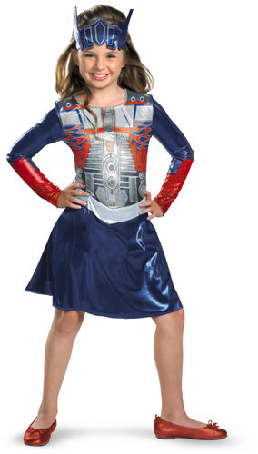 Girl's Costume: Transformers Optimus- Medium