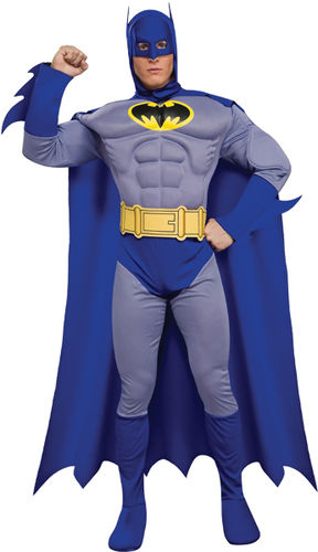 Men's Batman Brave Deluxe/Muscle Costume Large