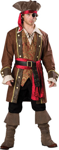 Men's Costume- Captain Skullduggery- Medium