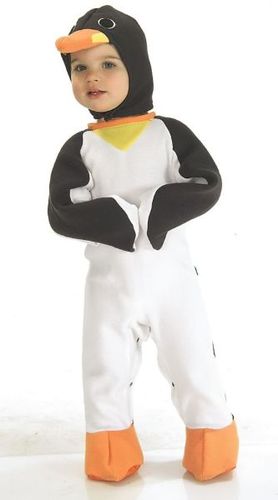 Penguin Newborn Romper Costume- 6-12 Months