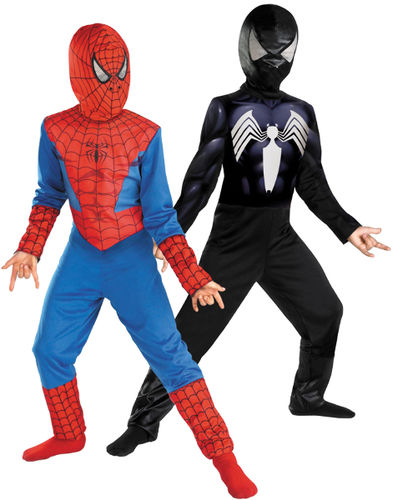 Reversible Spider-man Boy's Costume- Size 4-6