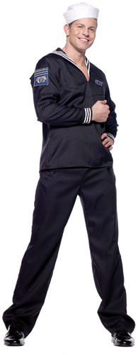 First Mate Sailor Men's Costume Extra Large