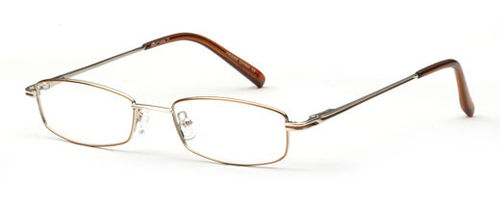 Womens Ultra Thin Light Prescription Glasses in Gold