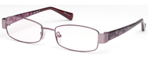 Womens Japanese Floral Designed Prescription Glasses in Lilac