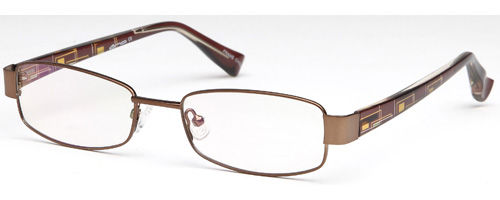 Womens Electric Daisy Prescription Glasses in Brown