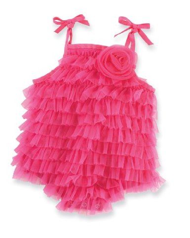 Mud Pie Baby Girl Pink Bubble Romper