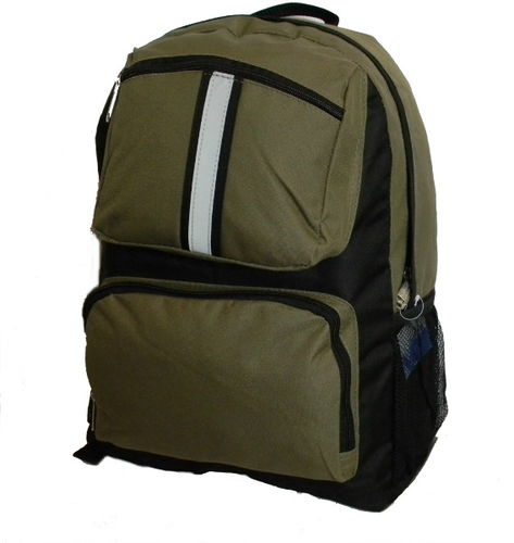 18 "" Backpack with safety reflective stripe - Oliver Green Case Pack 30