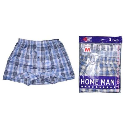 Home Man Men's Boxer Shorts - Small Case Pack 96