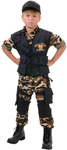 Seal Team Teen Boy's Costume- Extra Large