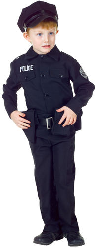 Policeman Child Costume- Medium