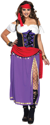 Traveling Gypsy Women's Plus Size Costume- 3X-4X