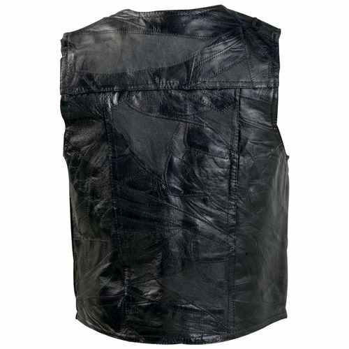 Giovanni Navarre&trade; Italian Stone&trade; Design Genuine Leather Vest