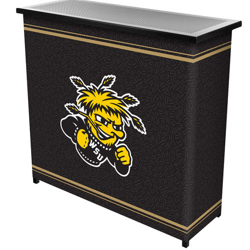 Wichita State University&#8482; 2 Shelf Portable Bar w/ Case