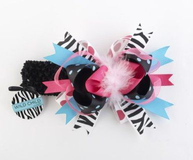 Mud Pie Crochet Zebra Headband