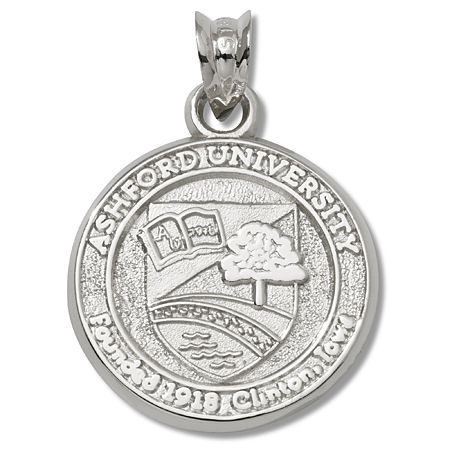 14k White Gold Ncaa Ashford University Saints Pendant Seal