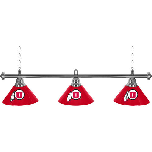 University of Utah? 3 Shade Billiard Lamp - 60 inches