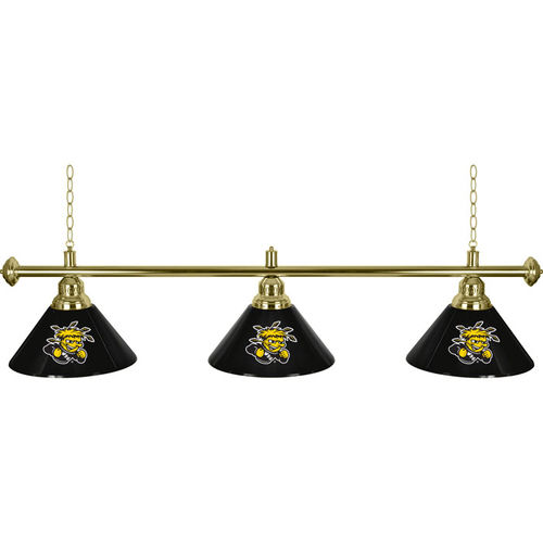 Wichita State Uniiversity? 3 Shade Billiard Lamp - 60 inches