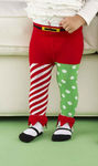 Mud Pie Baby Christmas Tights Polka Dots