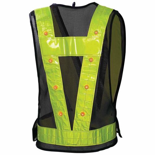 Diamond Plate&trade; Flashing LED Vest