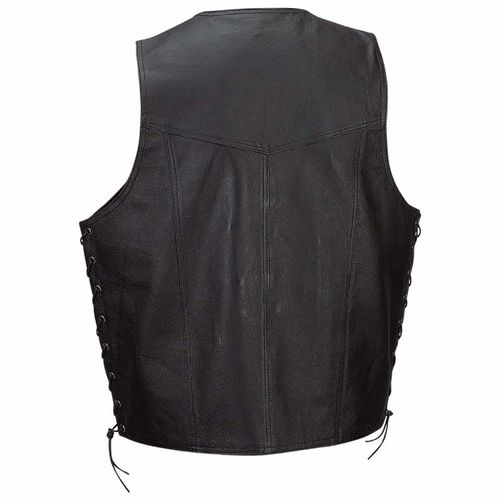 Diamond Plate&trade; Solid Genuine Leather Vest