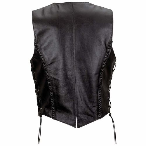 Diamond Plate&trade; Ladies&rsquo; Solid Genuine Leather Vest