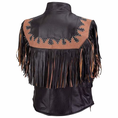 Diamond Plate&trade; Ladies&rsquo; Solid Genuine Leather Vest