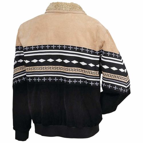 Casual Outfitters&trade; Solid Genuine Suede Leather Jacket