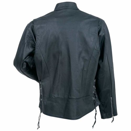 Rocky Mountain Hides&trade; Solid Genuine Cowhide Leather Cruiser Jacket