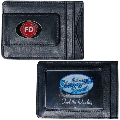 Firefighter Leather Cash & Cardholder