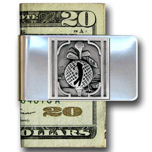 Large Money Clip - Golf Theme