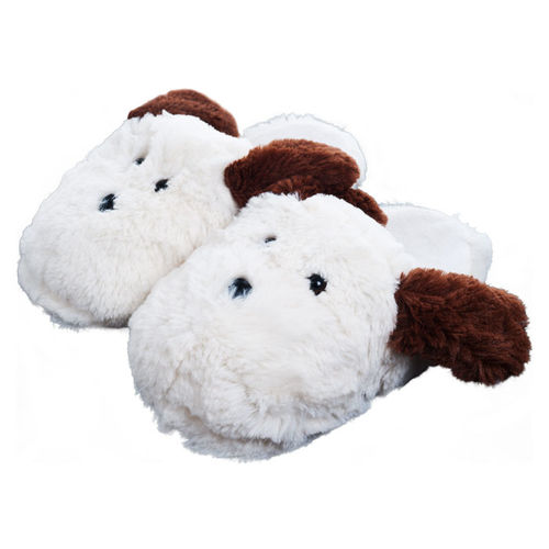 Kids Cuddlee Slippers - Puppy Dog - (Ages 6-12)