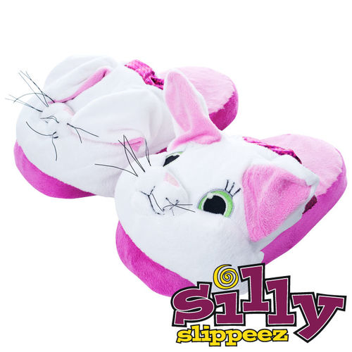 Silly Slippeez - Princess Kitty - Glow in the Dark - Medium