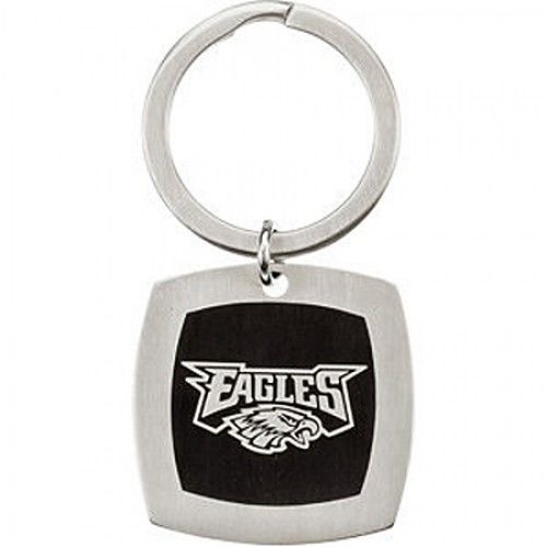 Nfl Officially Licensed Philadelphia Eagles Keychain Square in Stainless Steel