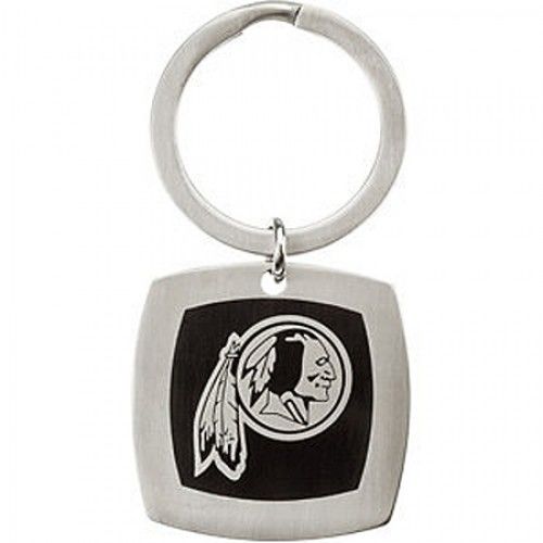 Nfl Officially Licensed Washington Redskins Keychain Square in Stainless Steel