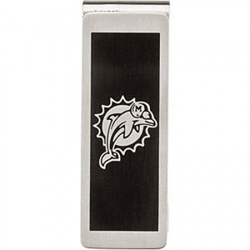 Nfl Officially Licensed Miami Dolphins Money Clip in Stainless Steel