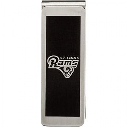 Nfl Officially Licensed St. Louis Rams Money Clip in Stainless Steel